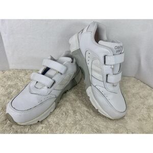Aetrex Womens Size 7 Wide White Shoes Hook and Loop Straps Orthopedic Support S6